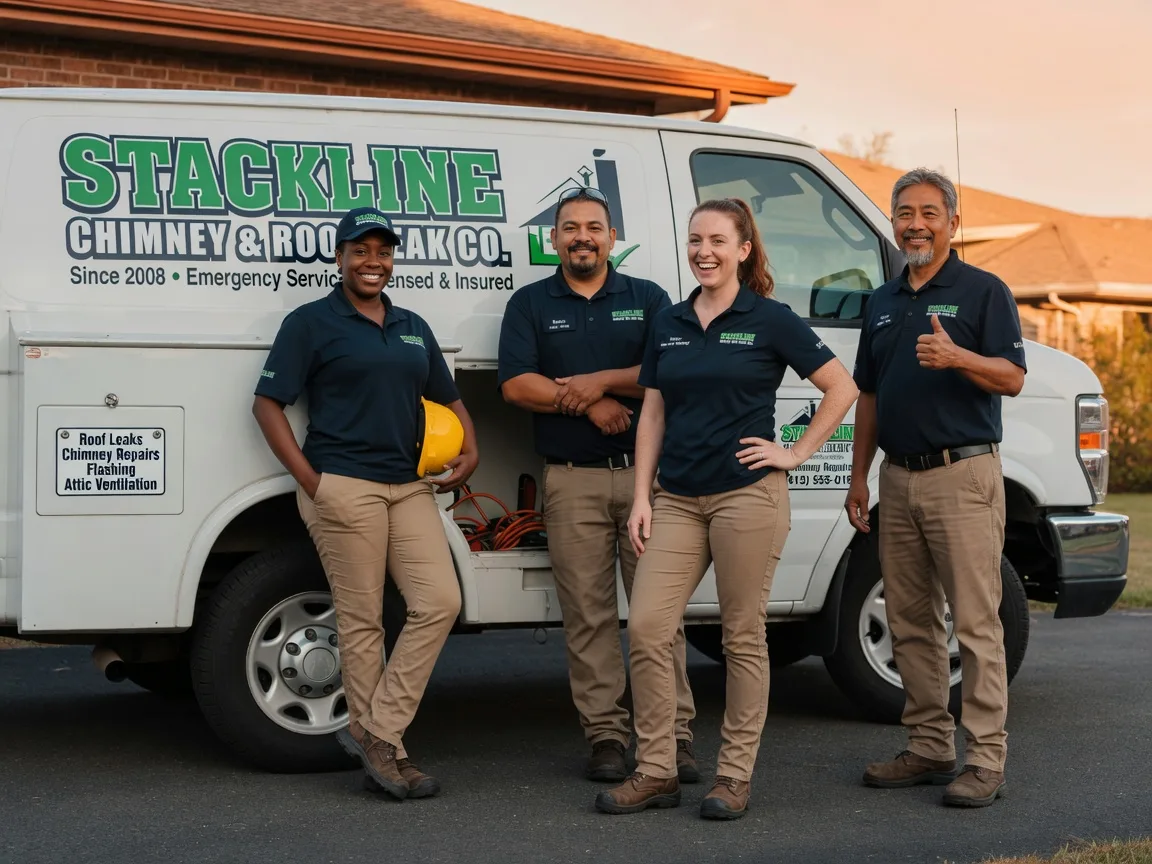 Chimney flashing repair company in Llano, CA